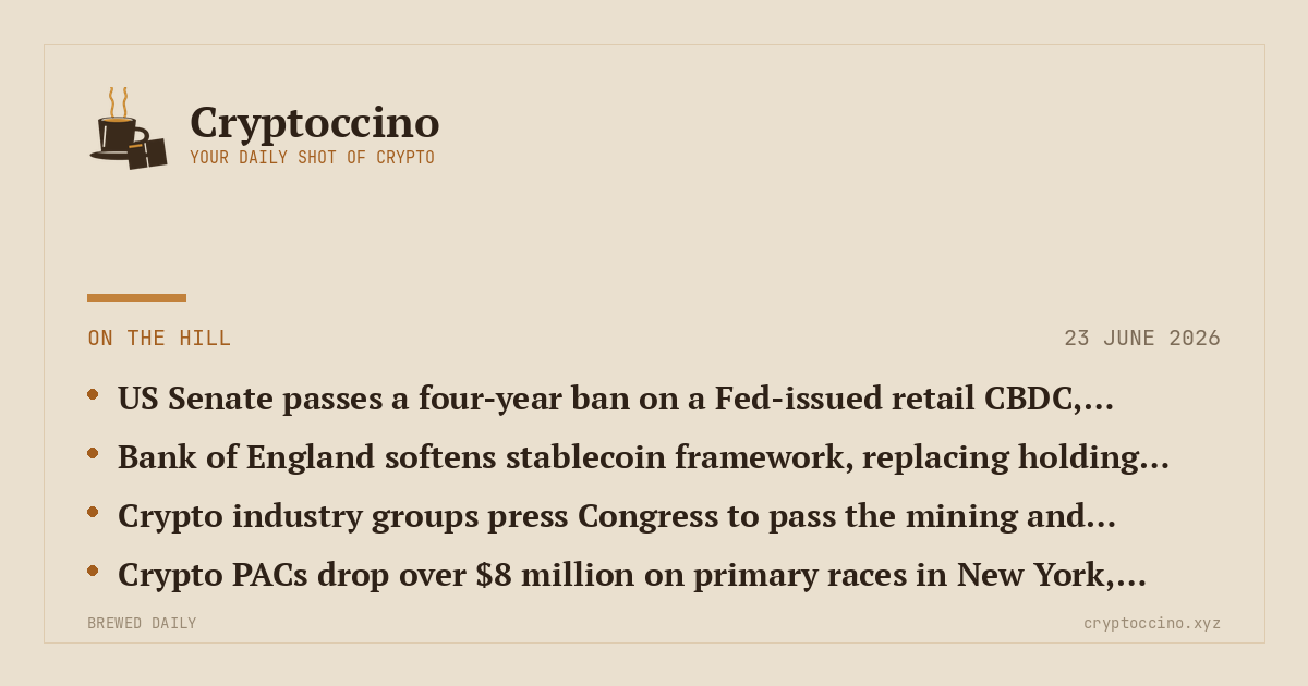 On the Hill — Cryptoccino